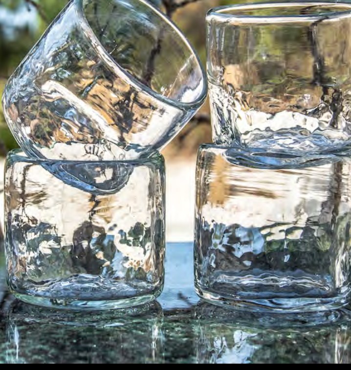 HWD- Vaso Vidrio artesanal