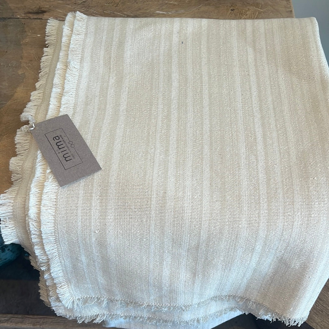 MIMA-Mantel beige rallado